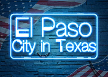 El Paso City in Texas