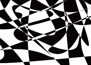 Abstract chessboard