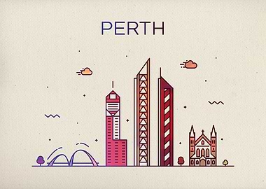 Perth City Skyline Fun