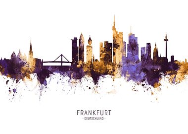 Frankfurt Germany Skyline
