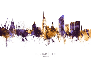 Portsmouth England Skyline