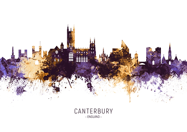 Canterbury England Skyline
