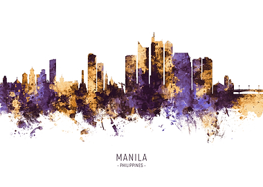 Manila Philippines Skyline