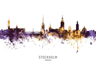 Stockholm Sweden Skyline