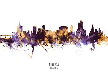Tulsa Oklahoma Skyline