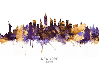 New York City NY Skyline