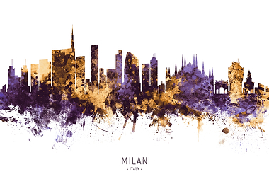 Milan Italy Skyline