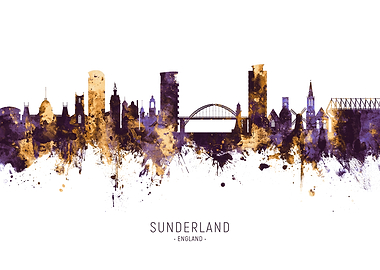 Sunderland England Skyline
