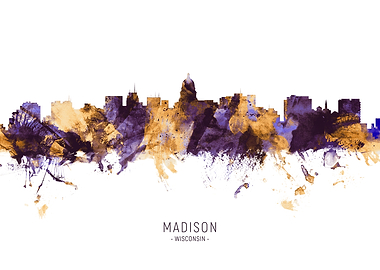 Madison Wisconsin Skyline