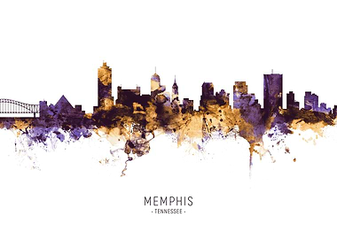 Memphis Tennessee Skyline