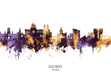 Galway Ireland Skyline
