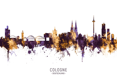 Cologne Germany Skyline