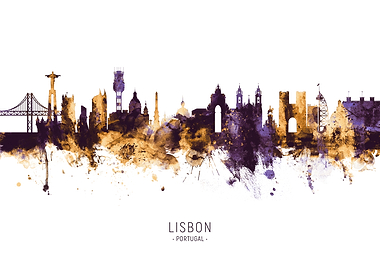 Lisbon Portugal Skyline