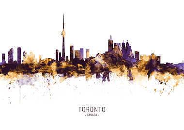 ﻿Toronto Canada Skyline