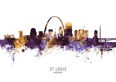 St Louis Missouri Skyline