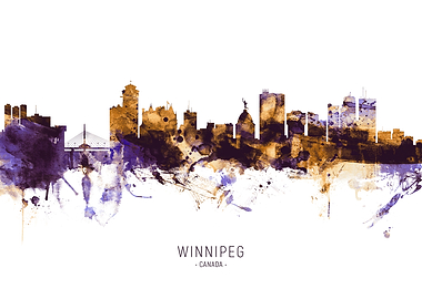 Winnipeg Canada Skyline