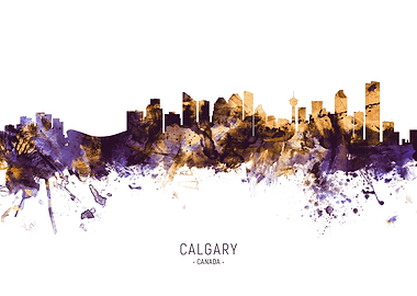 Calgary Canada Skyline