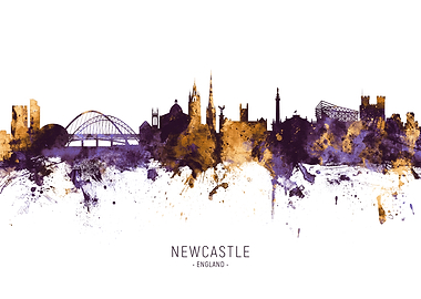Newcastle England Skyline