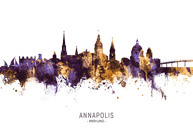 Annapolis Maryland Skyline