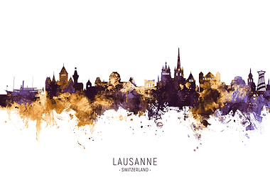Lausanne Skyline