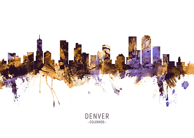 Denver Colorado Skyline