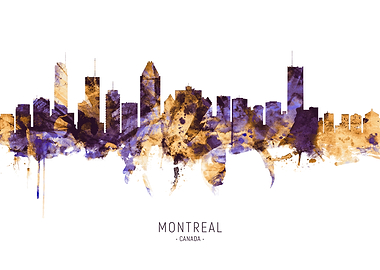 Montreal Canada Skyline