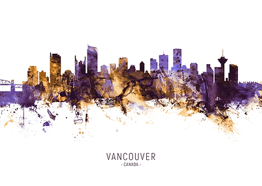 Vancouver Canada Skyline