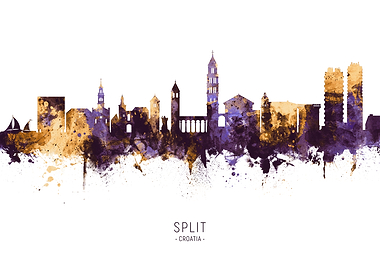 Split Croatia Skyline