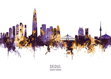 Seoul South Korea Skyline