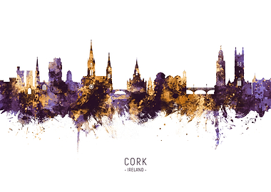 Cork Ireland Skyline