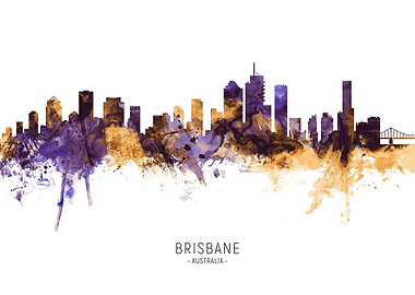 Brisbane Australia Skyline