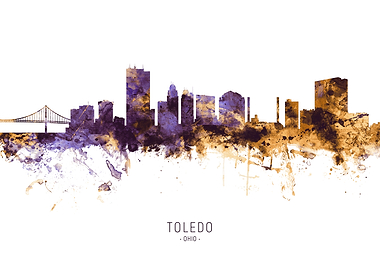 Toledo Ohio Skyline