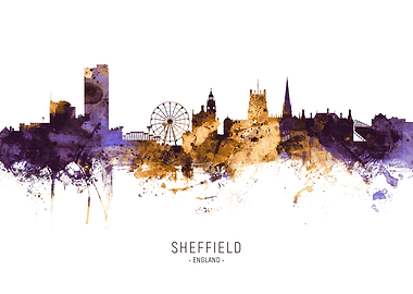 Sheffield England Skyline
