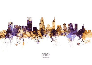 Perth Australia Skyline