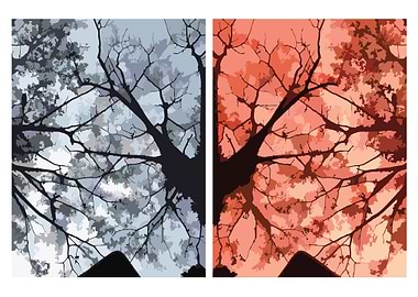 Tree Branch Paintings