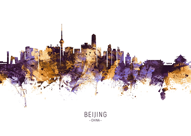 Beijing China Skyline