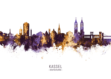 Kassel Deutschland Skyline