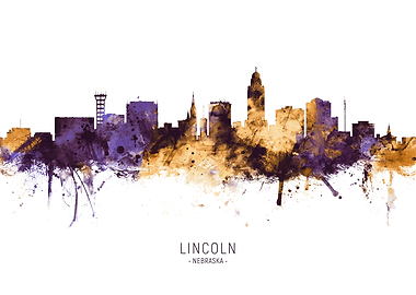 Lincoln Nebraska Skyline