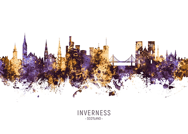 Inverness Scotland Skyline