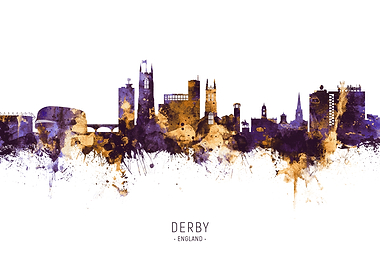 Derby England Skyline