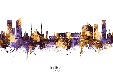 Beirut Lebanon Skyline
