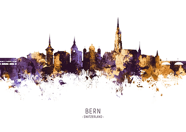 Bern Switzerland Skyline