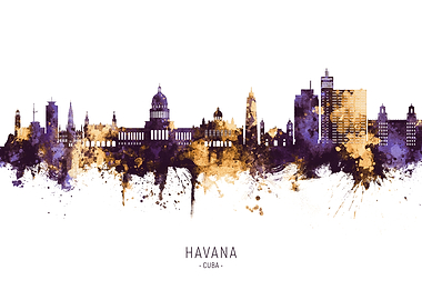 Havana Cuba Skyline