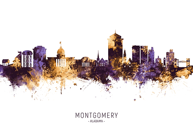 Montgomery Alabama Skyline