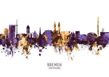 Bremen Deutschland Skyline
