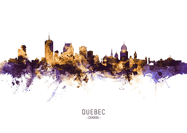 Quebec Canada Skyline