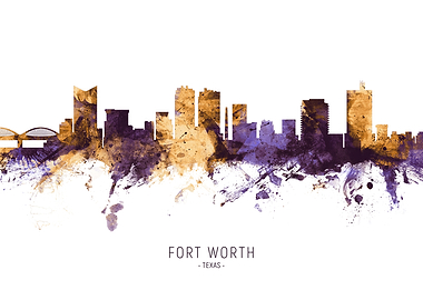 Fort Worth Texas Skyline
