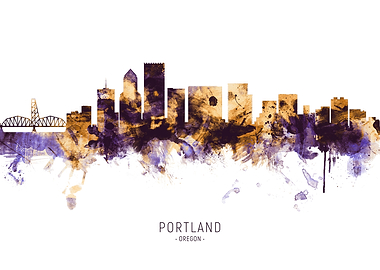 Portland Oregon Skyline