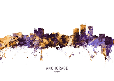 Anchorage Alaska Skyline