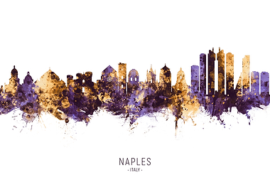 Naples Italy Skyline